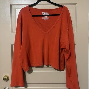 Big Bud Press Terracotta Long Sleeve Top